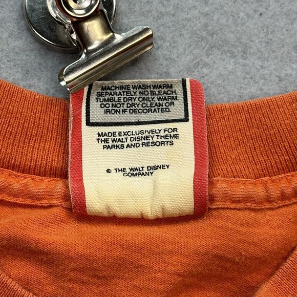 Vintage Disney The Lion King Shirt Mens Large Orange All Over Print AOP 90s - Picture 3 of 12